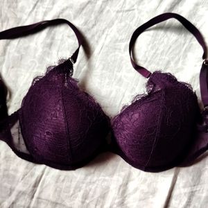 Gilligan O'Malley 34D purple 💜 push up bra